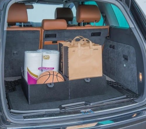 Kraco 805543 Black Premium Cargo Mat (with Storage Trunk Organizer)