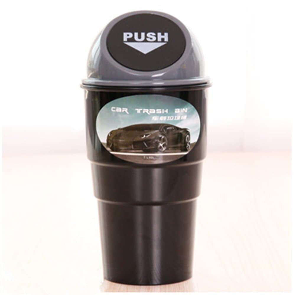 VIVINATURE Mini Car Trash Rubbish Bin Auto Garbage Can Car Garbage Trash Container for Car(Grey)