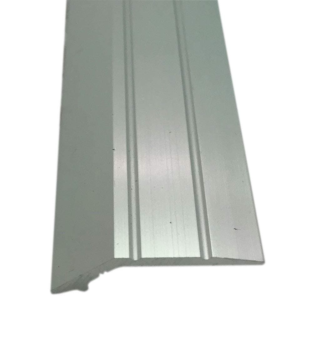 Grandismo® 3ft - Angle Edge Stick-Down Strip - Tile Laminate Wood Aluminium Threshold Metal Door Trim/Strip/Edging