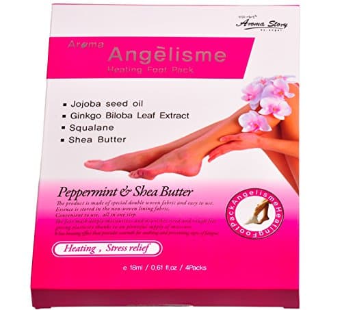 ANGELISME Body heating(or cooling) aromatic composition and heating(or cooling) pack, 4 PACKS