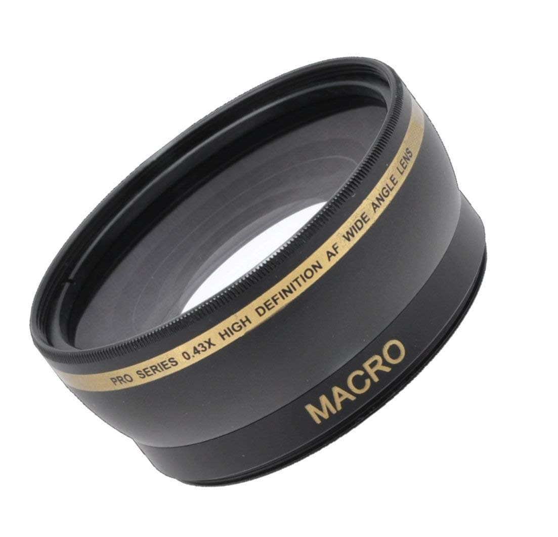 58mm 0.43X Wide Angle Lens For Canon Digital EOS Rebel SL1, T1i, T2i, T3, T3i, T4i, T5, T5i EOS60D, EOS70D, 50D, 40D, 30D, EOS 5D, EOS5D Mark III, EOS6D, EOS7D, EOS7D Mark II, EOS-M Digital SLR Cameras Which Has Any Of These Canon Lenses 18-55mm IS II, 18-250mm, 55-200mm, 55-250mm, 70-300mm f/4.5-5.6, 75-300mm, 100-300mm, EF 24mm f/2.8, 28mm f/1.8, 28mm f/2.8, 50mm f/1.4, 85mm f/1.8, EF 100mm f/2