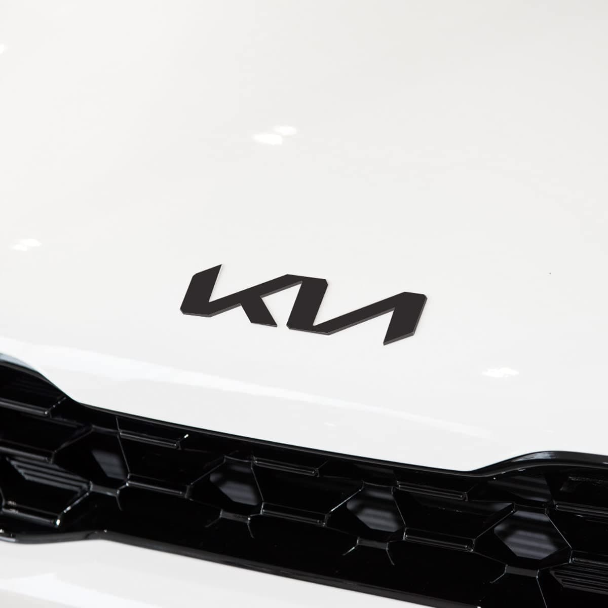 New Models Front Hood and Rear Emblem Replacement Decal Sticker Compatible for KIA (17cm)