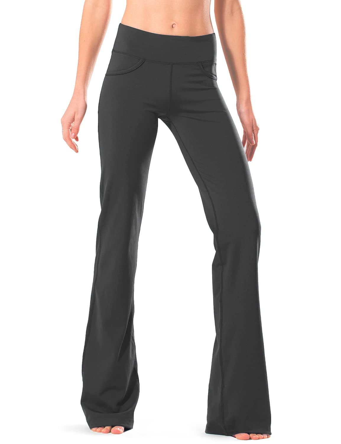 Safort28" 30" 32" 34" Inseam Regular Tall Bootcut Yoga Pants Flared Leg Dress Pants with Pockets for Casual