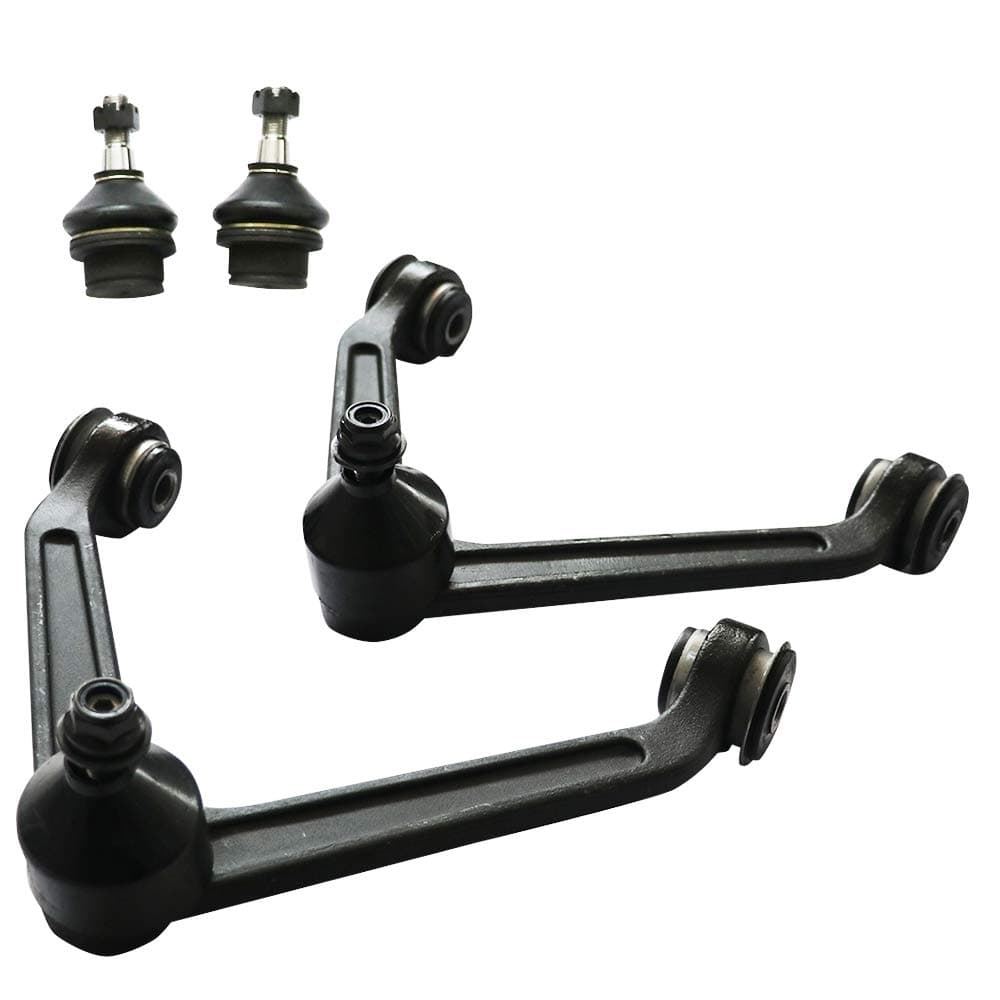 Titaniarm New Both (2) Brand New Front Upper Control Arm & Ball Joint Assembly + Both (2) Lower Ball Joints