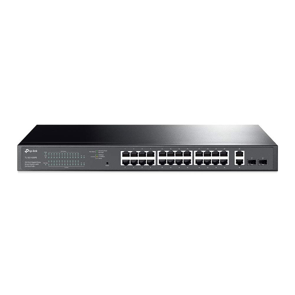 TP-Link 28-PORT GIGABIT EASY SMART SWITCH WITH 24X GIGABIT POE+