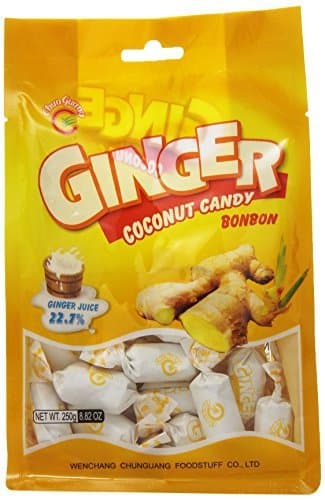 Chun Guang Ginger Coconut Candy Bonbon Packet, 250g