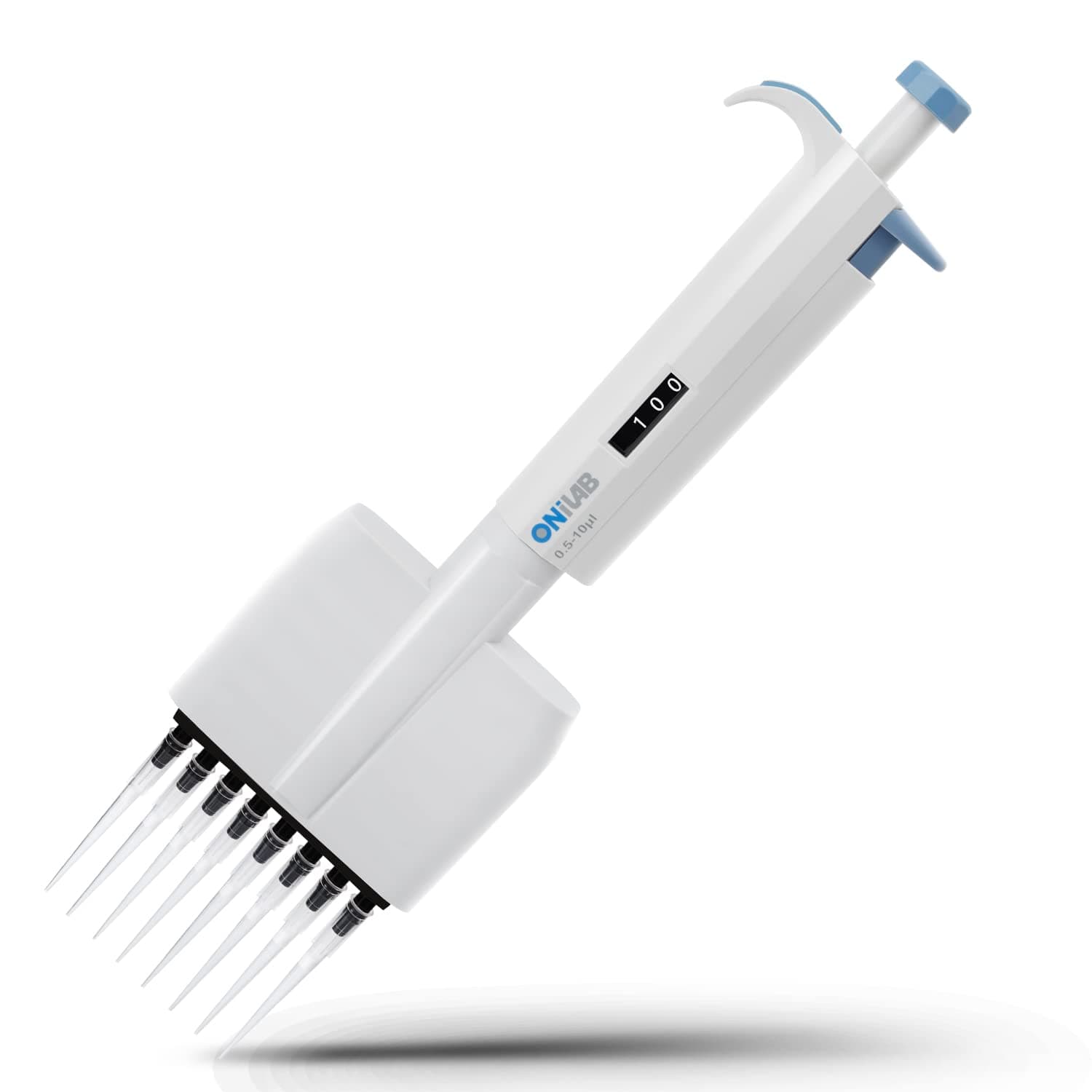 Lab Micropipette, Adjustable Volume 8-Channel Multichannel Pipettors