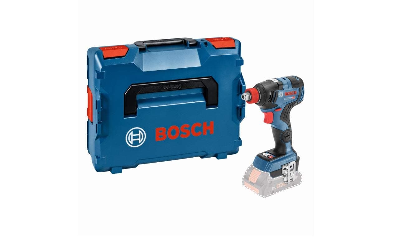 18V System Cordless Impact Driver GDX 18V-200 C (max. torque: 200 mm, 1/4" internal hexagon and 1/2" external square, Connect Ready, without battery/charger, L-BOXX)
