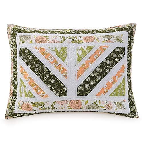 Makers Collective Floret Field Quilt Set, King, Pink