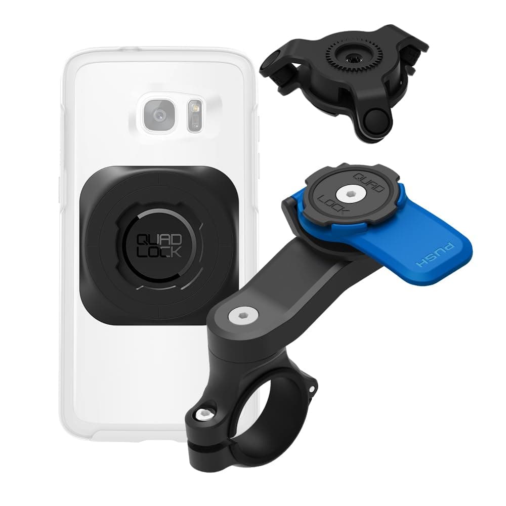 Handlebar Motorcycle Phone Mount Kit with Vibration Dampener and MAG Universal Adaptor