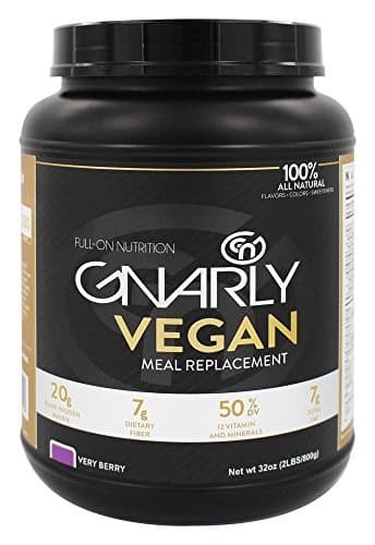 Gnarly Vegan Plant Based Meal Replacement || All Natural Pea Protein (Very Berry)