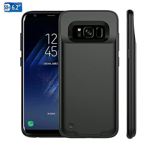 Tiitarn Galaxy S8 Plus Battery Case, 5200mAh Rechargeable External Battery Portable Charger Protective Charging Case Cover for Samsung Galaxy S8 Plus