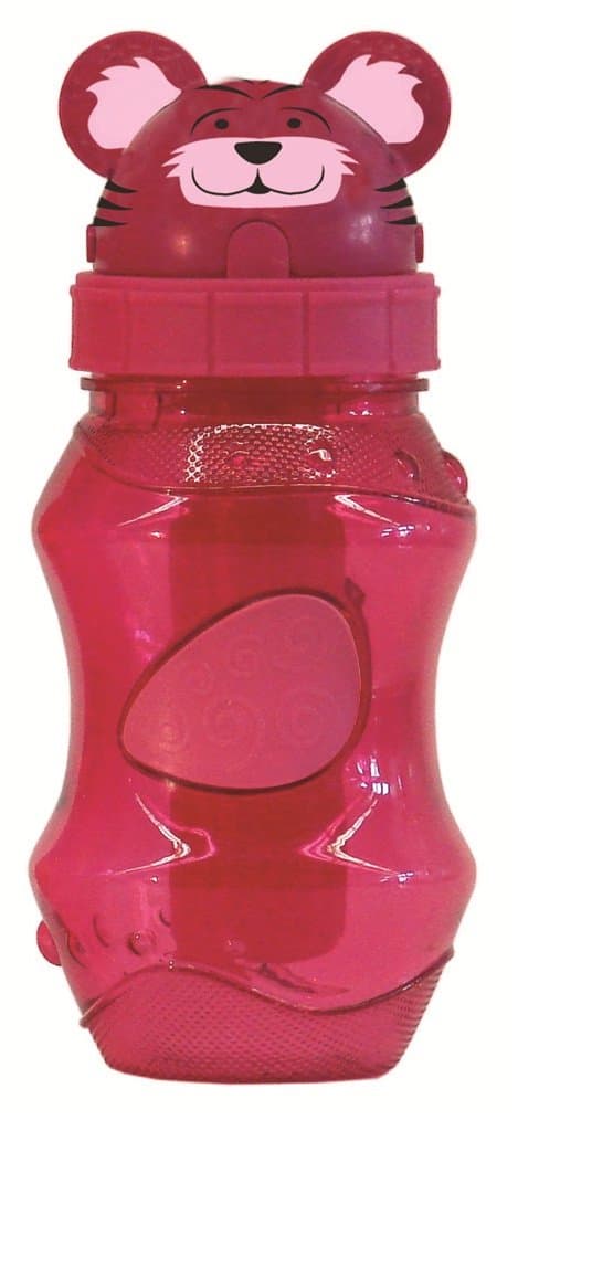 Cool Gear Cool Zooey Flip Top Drinks Bottle Tiger Style Character 369ml