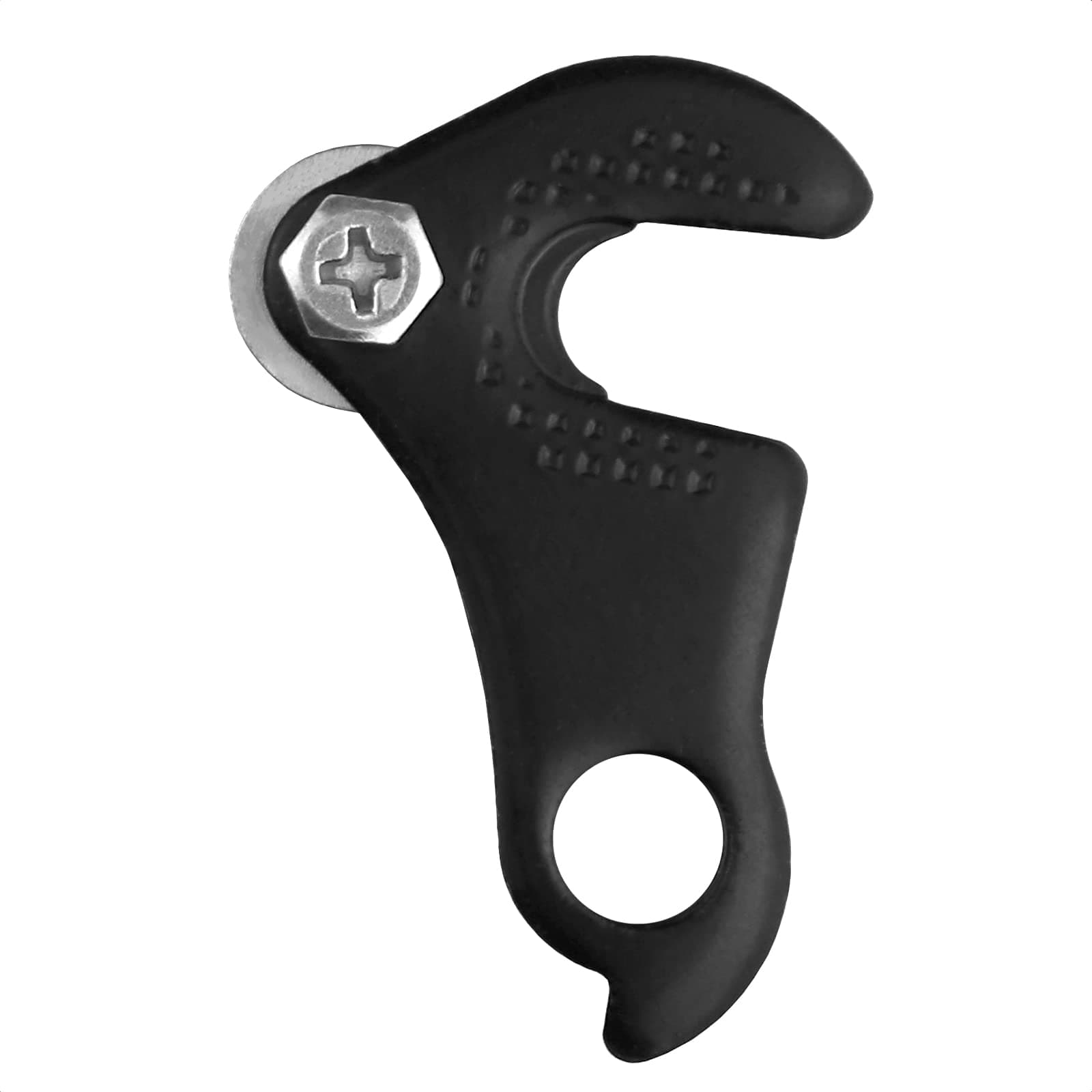 Index Derailleur Hanger Plate for Shimano and SRAM with Nut and Bolt Adapter - Replacement Hanger Part for Rear Derailleur - for Mountain Bikes, Road Bicycles, and MTBs