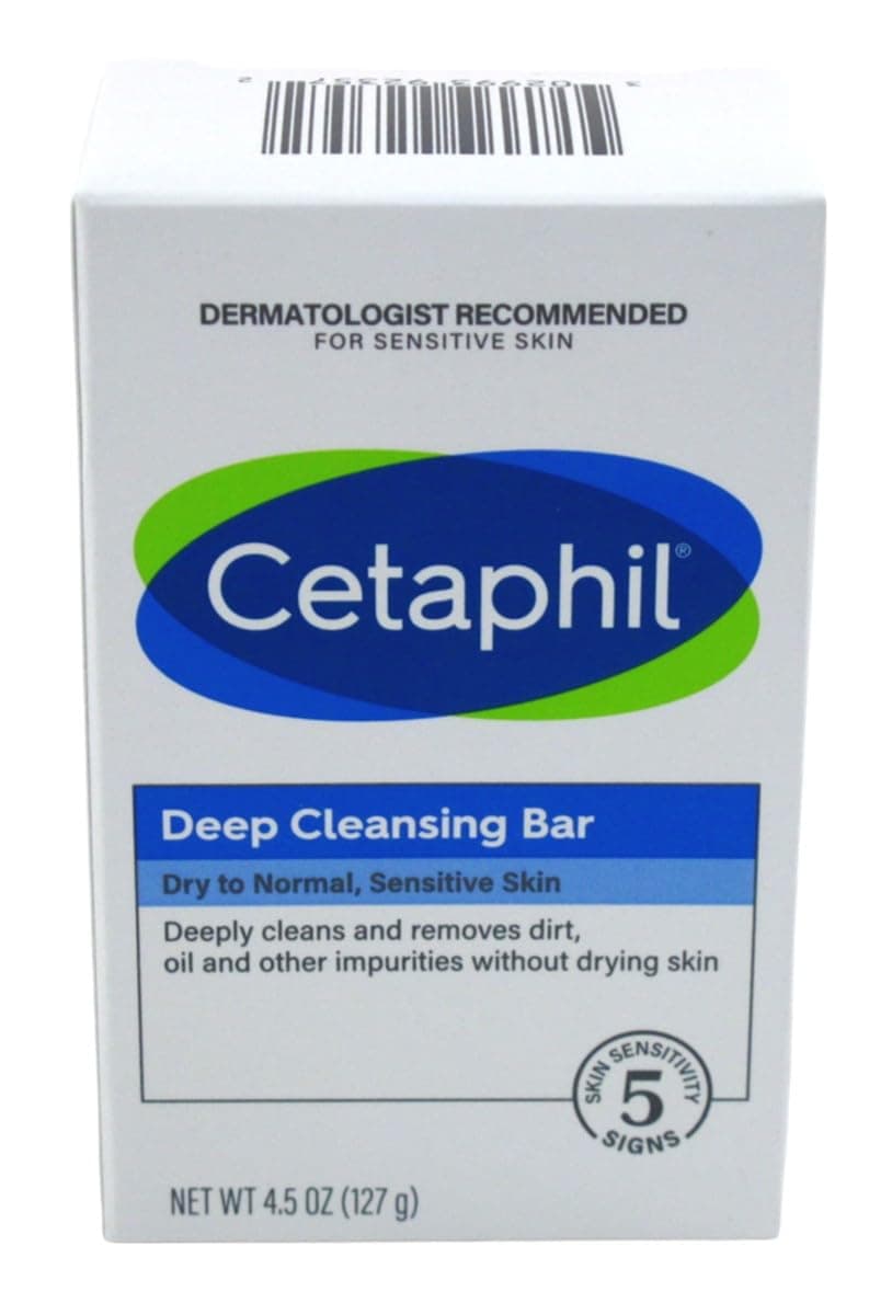 Deep Cleansing Face & Body Bar for All Skin Types (Pack of 6)