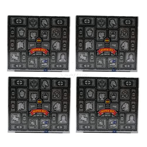 Satya Super Hit Incense Cone x4 pack, used for Aromatherapy, Spa, Yoga, Weddings, Reiki, Meditation, Healing by SAMASIA