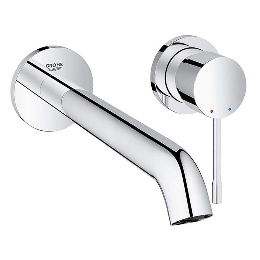 Grohe 19967001 Essence Wall-Mounted 2-Hole Basin Tap, Final Assembly Set, (Concealed Body Not Included)