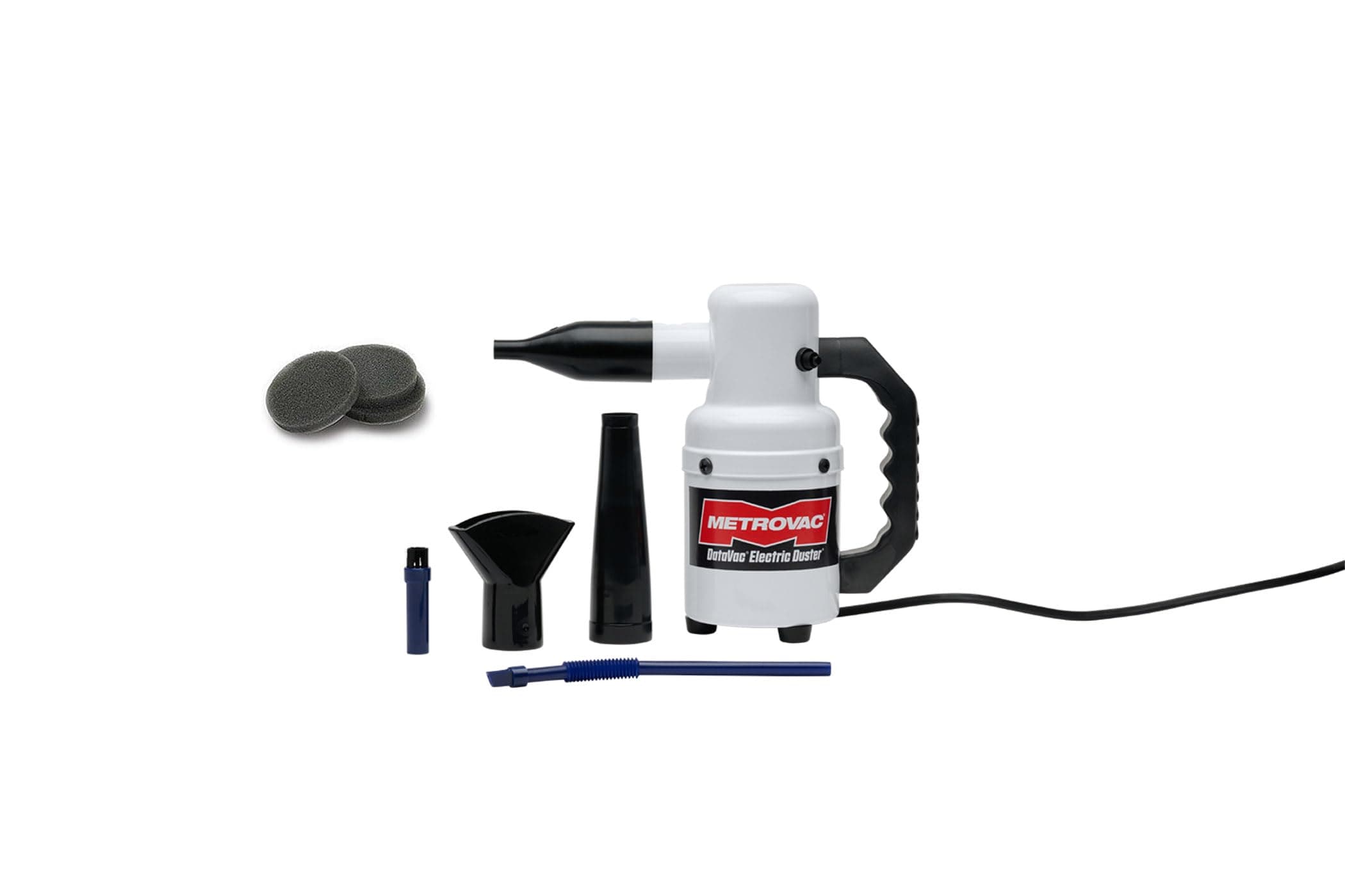 Bonus - Includes 3 Extra Filters - Metro DataVac Electric Duster - 500-Watt Motor - Model ED500P Computer - Electronics Duster- Made In The USA