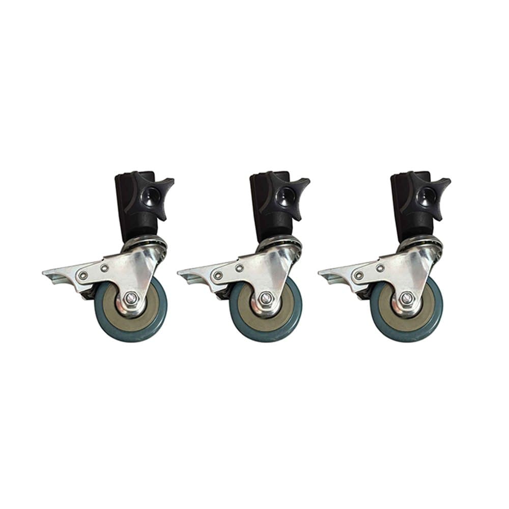 3pcs/Set Photo Studio Heavy Duty Universal Caster Wheel for Tripod Light Stands&Photography Studio