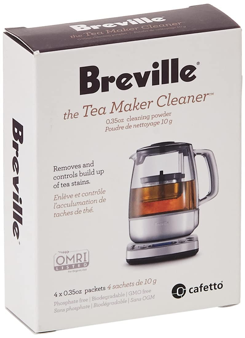 BTM100 Revive Organic Tea Maker Cleaner, Kettle Cleaning Powder, 4 Pack