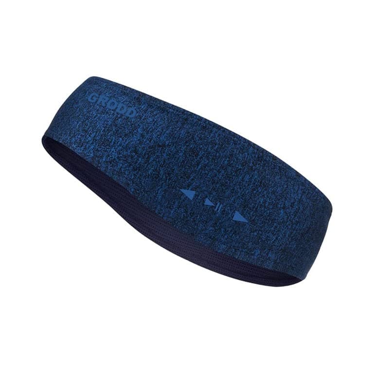 GRODD Bluetooth Smart Head Band, Ultra Thin Speakers,Washable,IPX5 Water Resistant,BT 5.2, Premium HD Sound,Swift Charge, 20 hrs Playback (Savoy Blue)