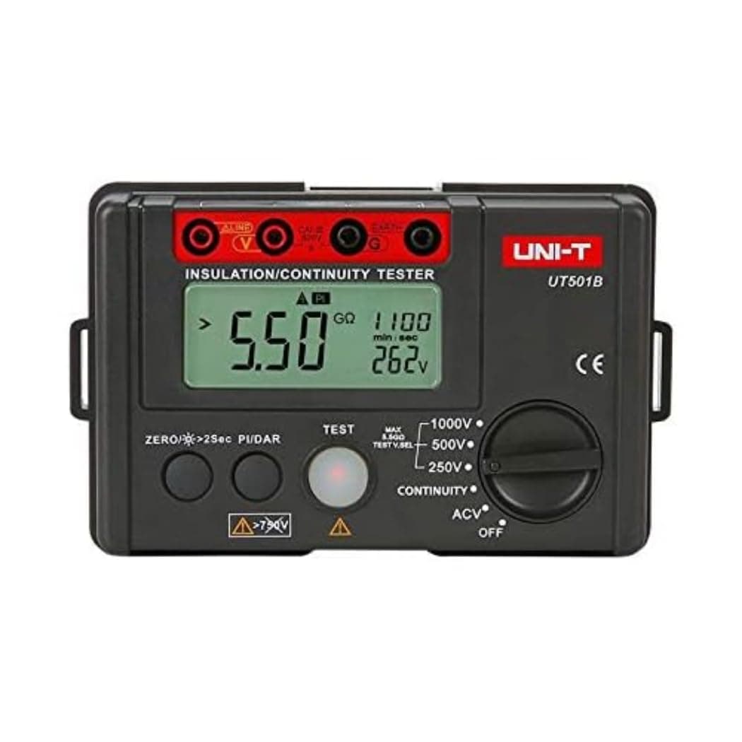 MIE0306 Insulation Resistance Meter UT501B Black