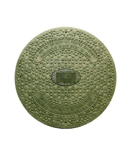 Septic Tank Riser Cover (24 Inch Diameter - GREEN)
