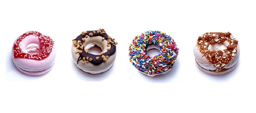 Non-dairy Ice Cream Donut (Chocolate Sprinkle, 6)