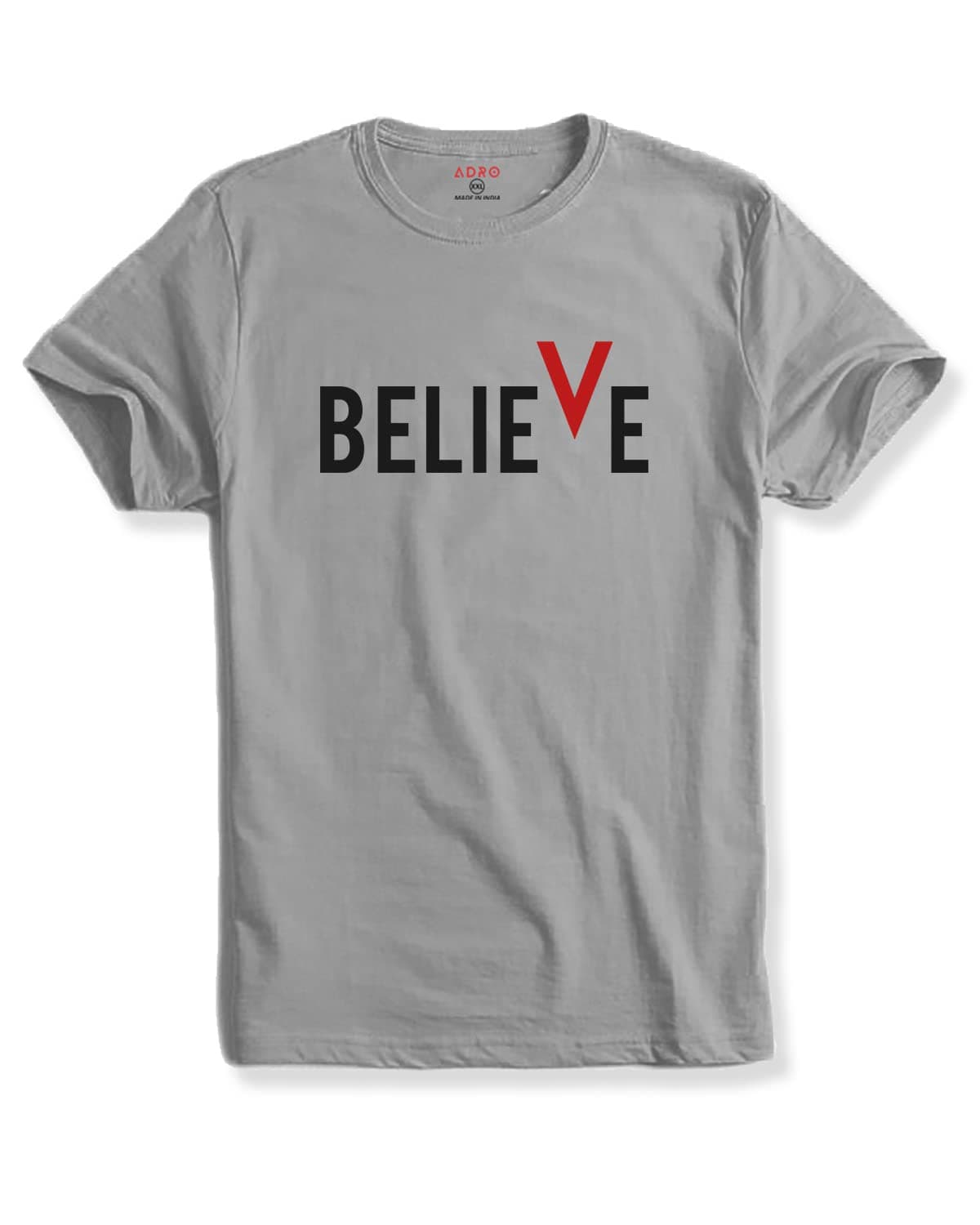 ADROMen's 100% Cotton Regular Fit T-Shirt