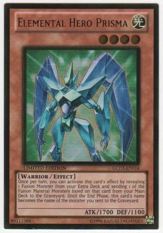 Yu-Gi-Oh! - Elemental Hero Prisma (GLD3-EN014) - Gold Series 3 - Limited Edition - Ultra Rare