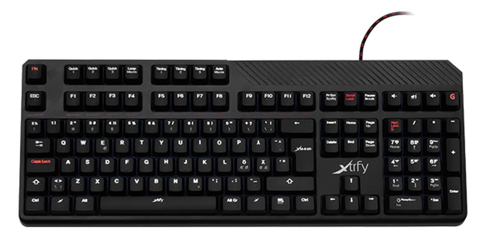 Xtrfy XG1-R LED Mechanical Keyboard with LED and Red Switches