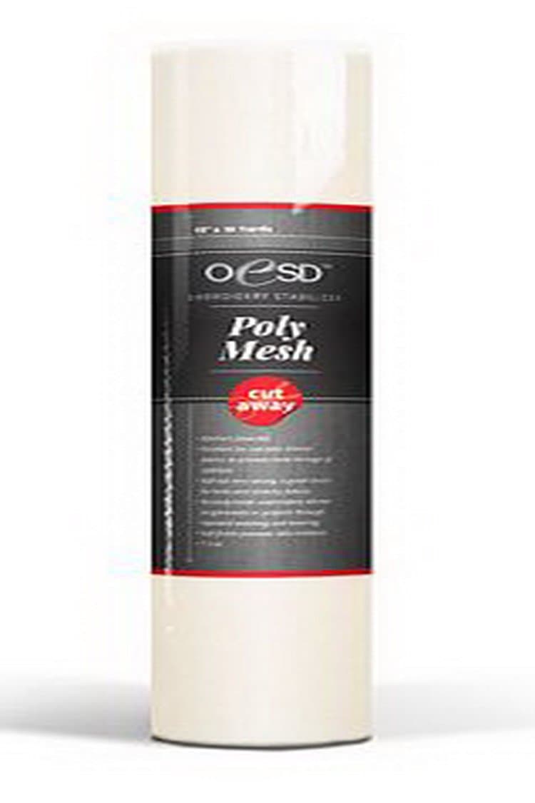 OESD Polymesh Cut-Away Embroidery Stabilizer White 1.5oz 10" x 10yd - HBC15-10
