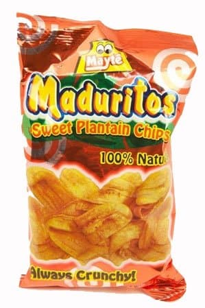 Sweet Plantain Chips / Maduritos Dulcesitos 3.3oz 4 Pack