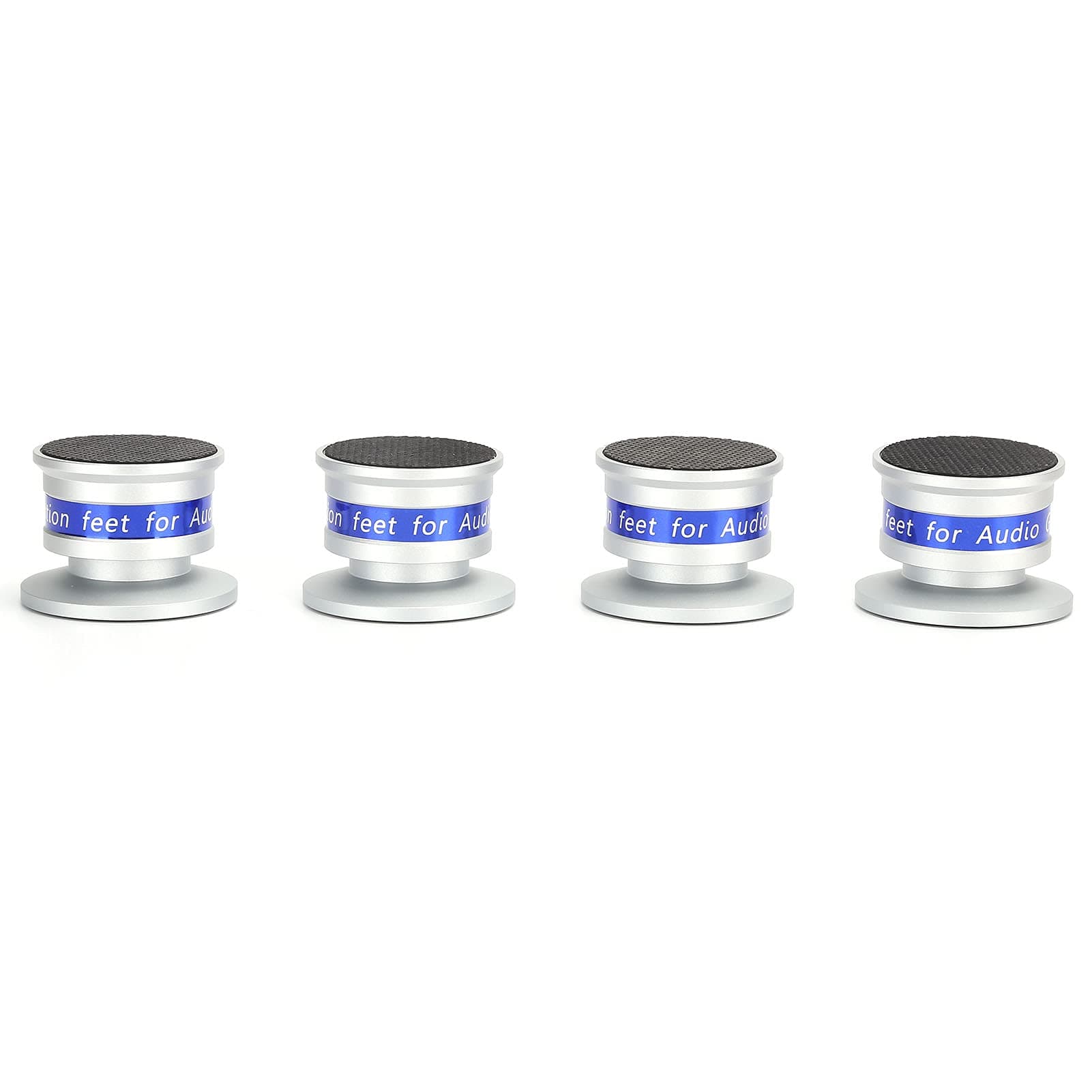 Isolation Feet, Turntable Audio Isolation Pad Spikes for CD/DVD Amplifier, Audio Foot Spikes, Audio Isolation Feet(Silver)