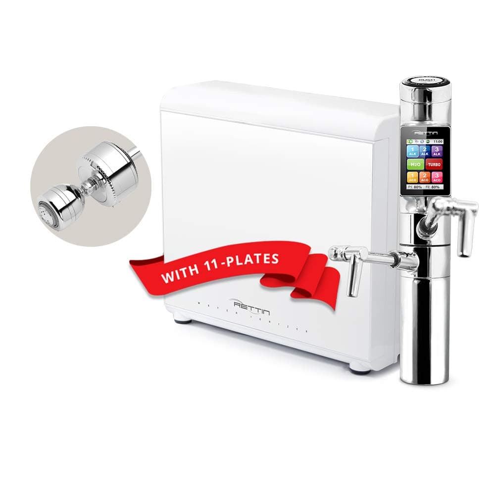 Tyent UCE 11 Under Counter Water Ionizer | Next Generation Healthy Anti Oxidant Ionized Water | pH Range from 2pH to 12pH | 11 Plates | Alkaline Water | Turbo Mode | Designed for High End Kitchens