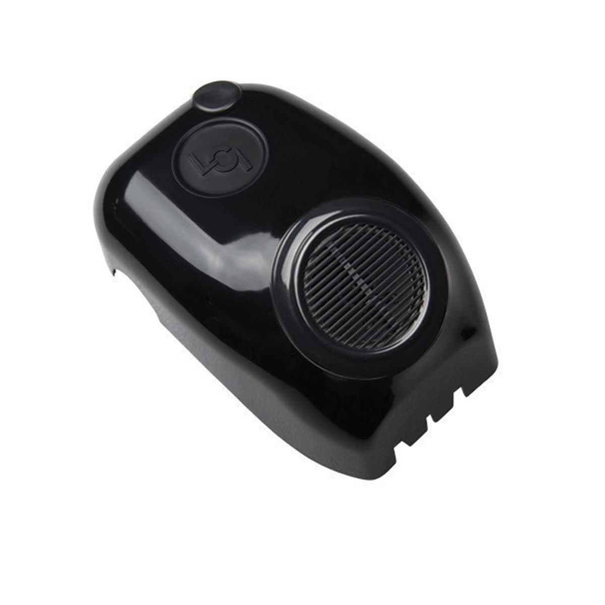 Lippert Components Solera Power RV Awning Speaker Drive Head Front Cover, Durable Black Plastic, Universal Fit for Short, Flat and Pitched Assemblies, Sound Grill - 354185