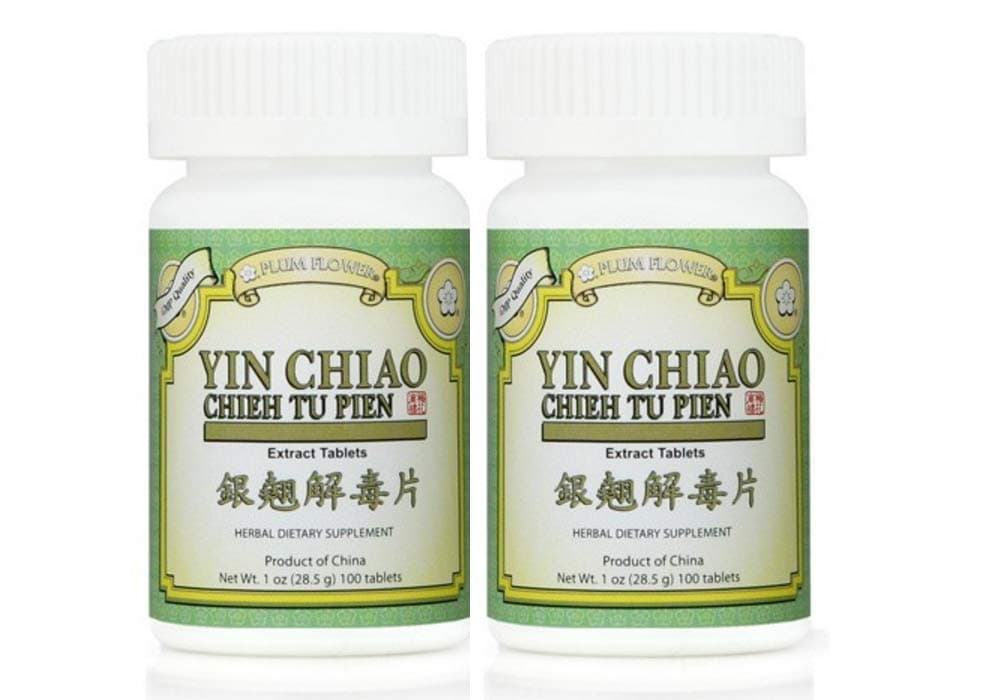 Plum Flower Yin Chiao Chieh Tu Extract, 100 Tablets (2-Pack)