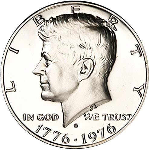 1976 S Clad Proof Kennedy Bicentennial Half Dollar Choice Uncirculated US Mint