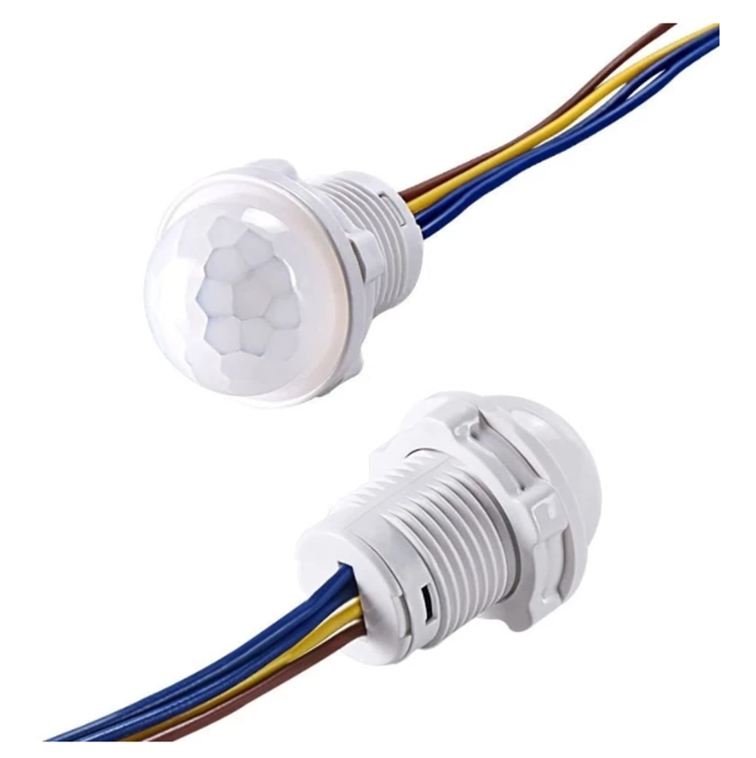 SKEIDO 2pcs 110/220v Mini LED Sensitive Night Light Home Indoor Outdoor Infrared Light Motion Sensor Detection Automatic Sensor Light Switch