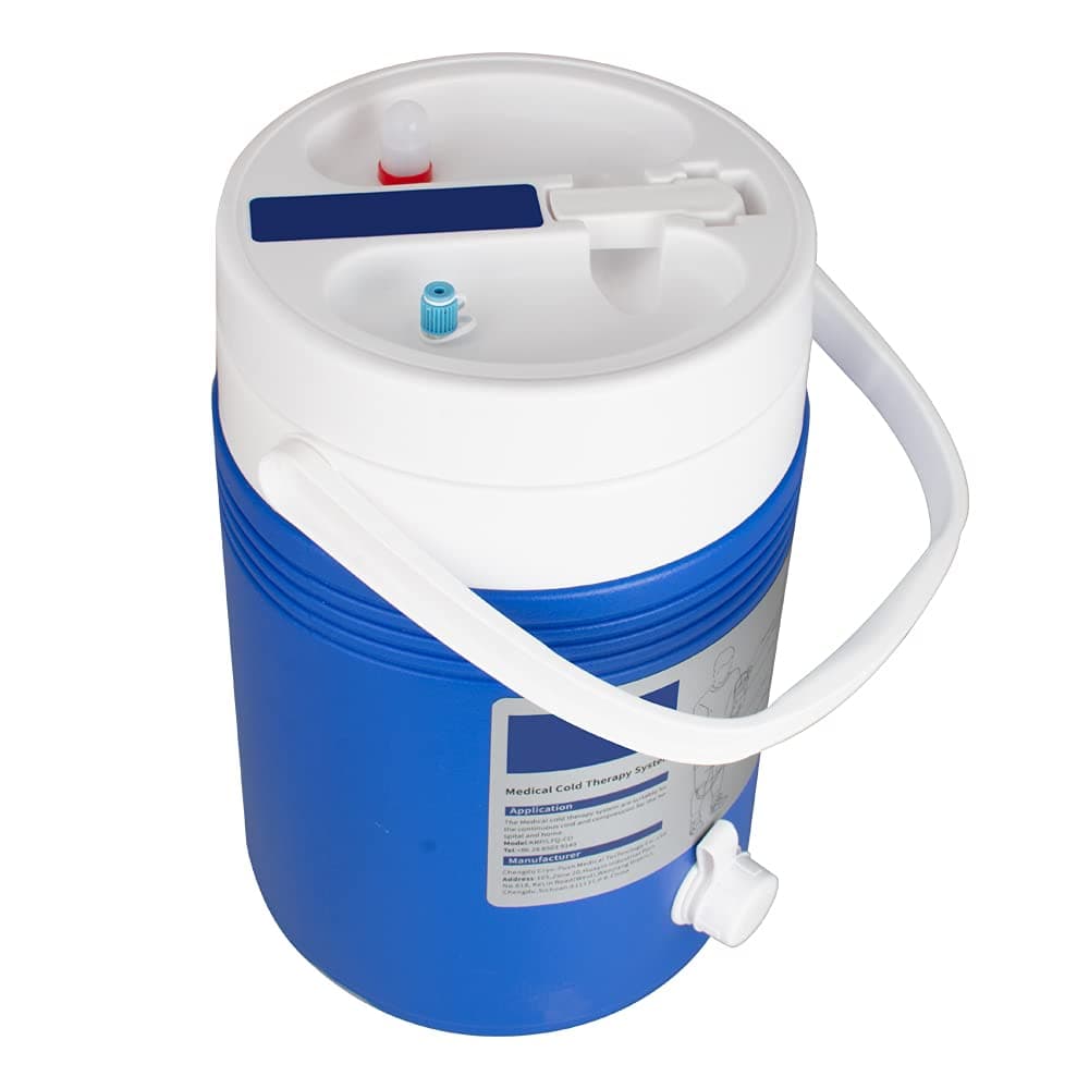 Ovovo Cryo Cuff Cold Therapy Knee, Cold Therapy Machine for Knee Surgery, Knee Cooler Cold Therapy Ice Machine Continuous Cryotherapy Cold Pack with Knee Compression Pad