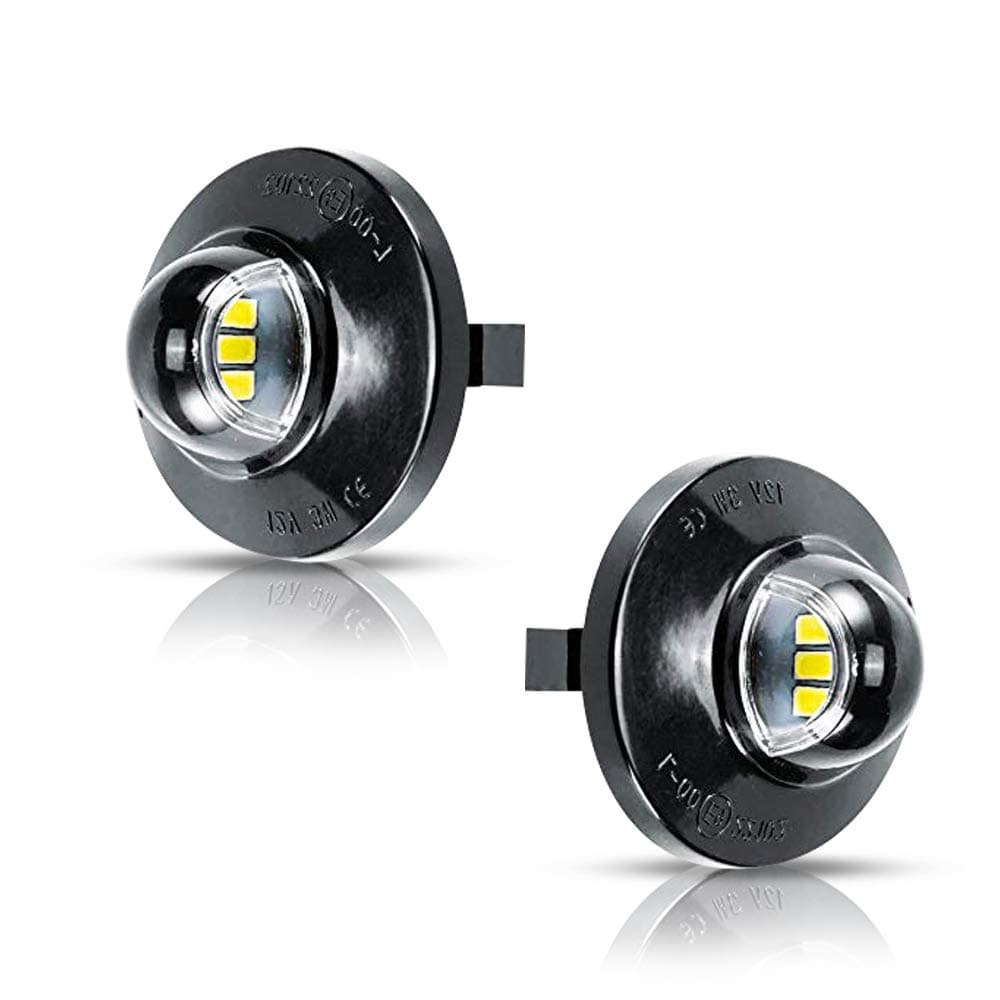 License Plate Light Compatible with Ford, 2 Tag Light Assembly License Plate LED Replacement for Ford F-150 F-250 F-350 F-450 F-550 Superduty Ranger Pickup Truck Explorer Bronco Excursion Expedition