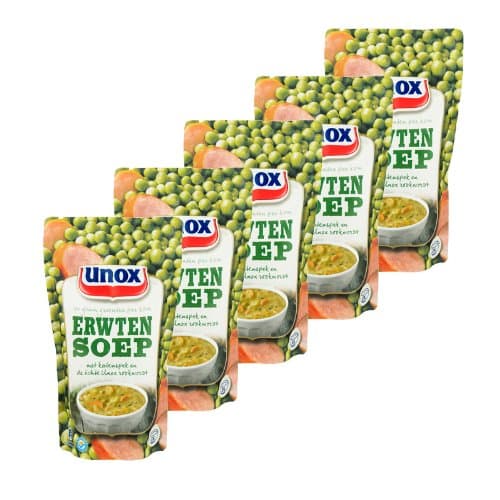 UnoxErwtensoep / Pea Soup, 5 pack (5x 570ml)