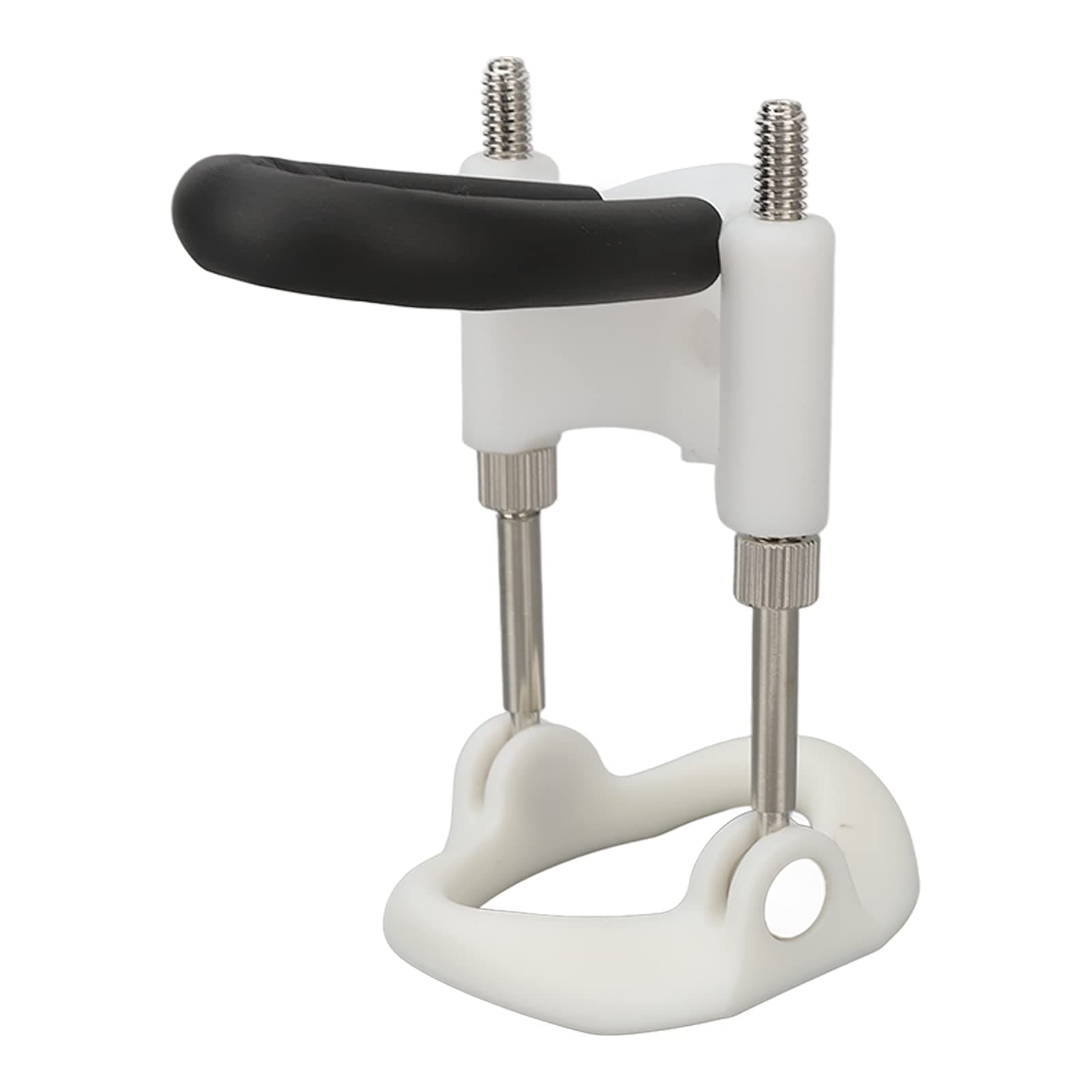 Massage Men's Bracket Kit,Male Stretching Bracket Kit for Private Part, Adjustable Wearable Size Men Support Traction Extender Set, White Silver, Improbe Your Performance