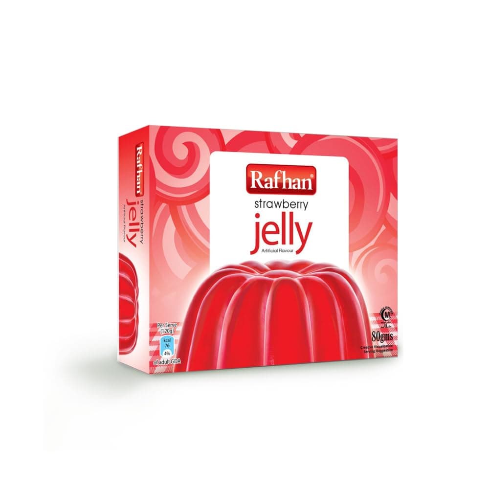 Rafhan Strawberry Jelly Mix 80 g