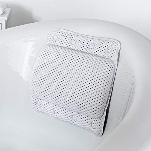E2B Bathtub Pillow, Bath Pillow and Spa Head Rest with Suction Cups