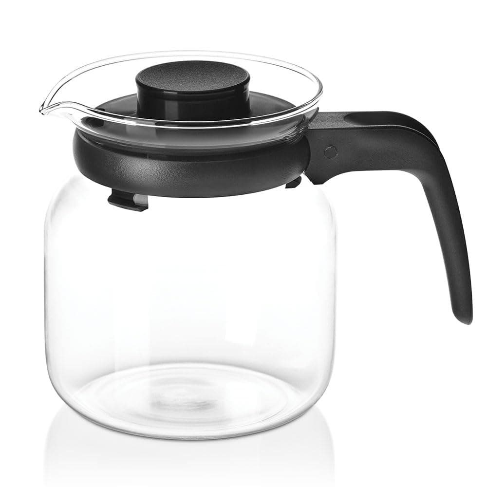 Borosil - Carafe Flame Proof Glass Kettle With Stainer, 650 ml