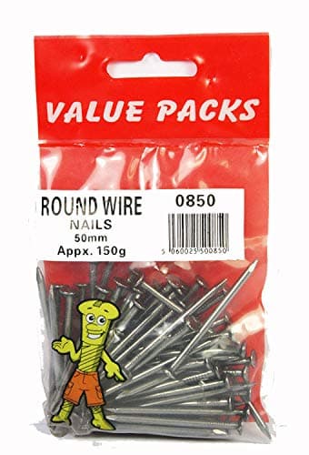 2 inch DIY Nails (5cm), Round Wire Nails 50 mm 150g Pack