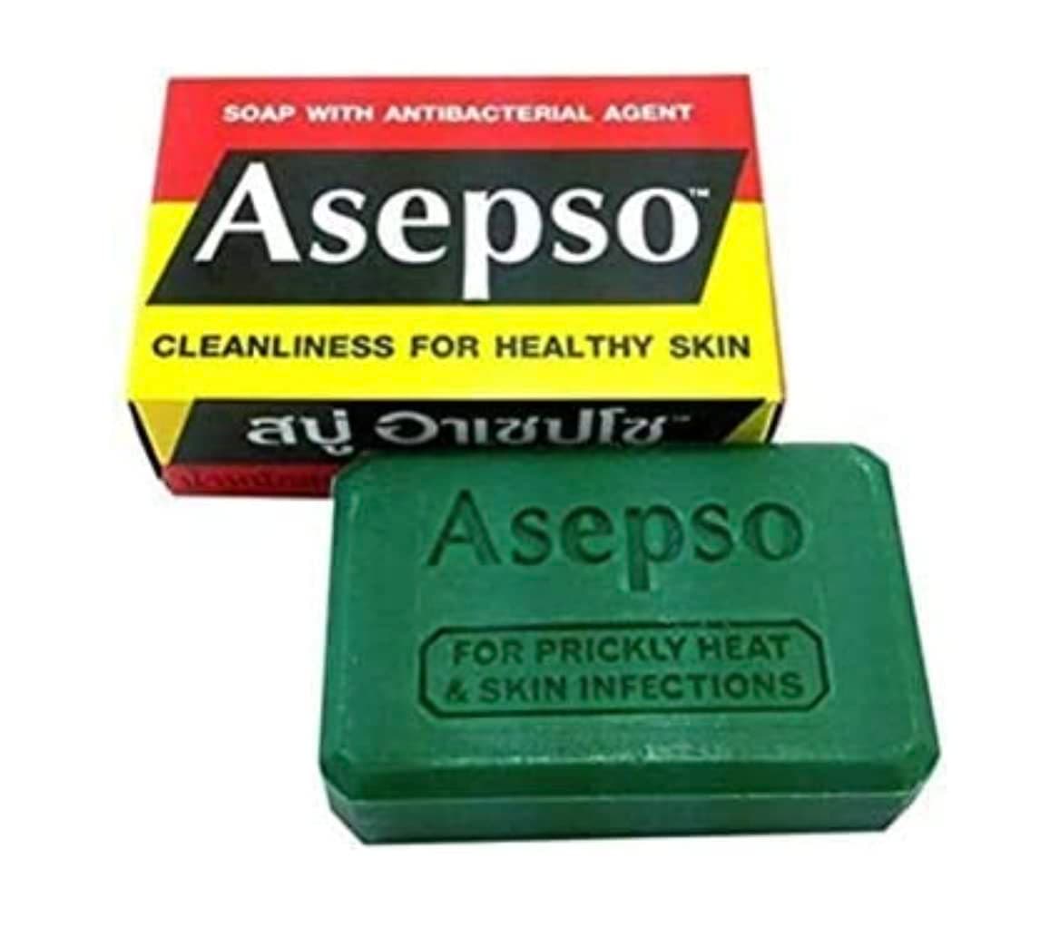 Asepso + The Antiseptic Soap, 2.8 Oz / 80 G (Pack of 8)
