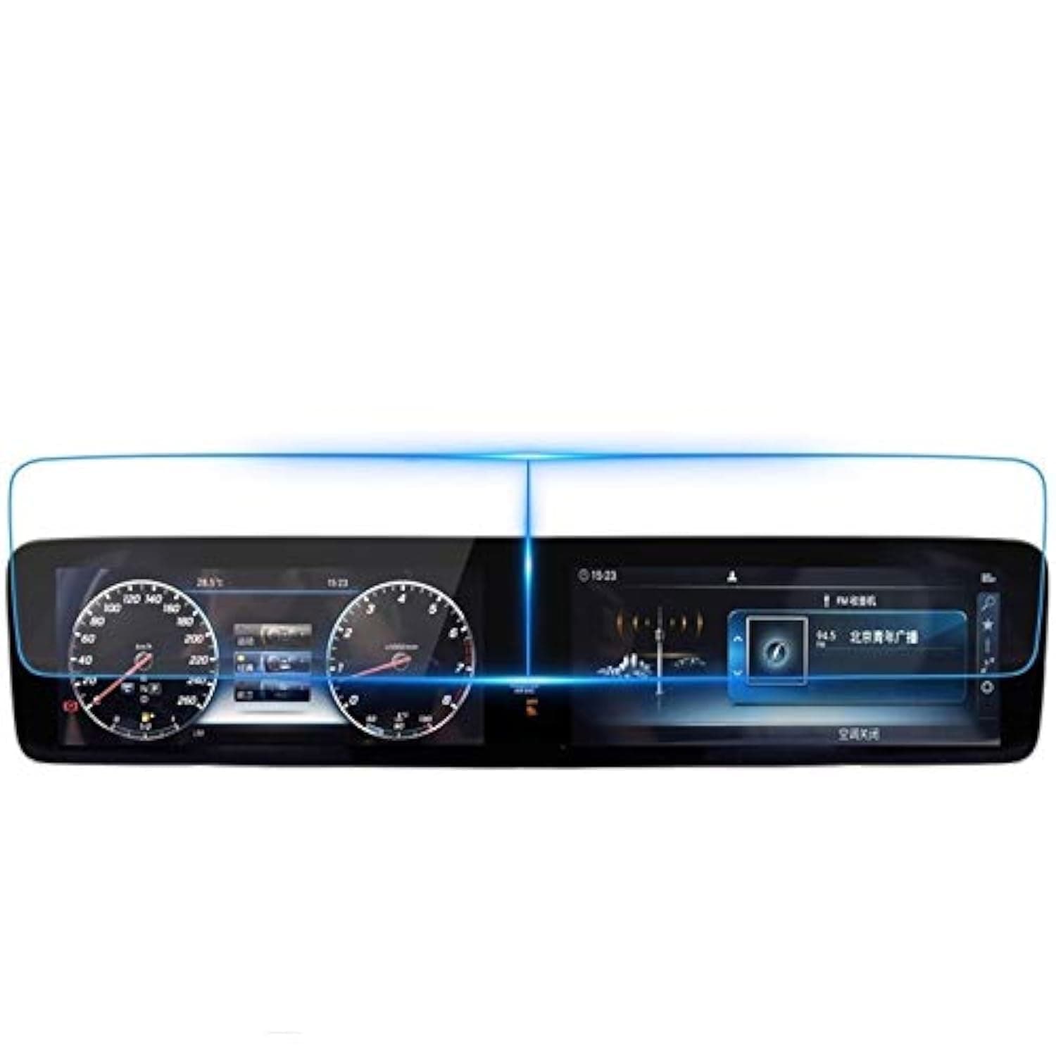 Flyingchan Screen Protector Compatible with 2019-2023 Mercedes Benz A B CLA GLB 10.25 incn Touch Screen, Anti Glare Scratch,Shock-resistant, Navigation Accessories,Protecting Mbux Screen