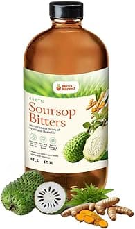 - Soursop Bitters Liquid, Guanabana 16oz Premium Grade for Gut Support, with Moringa, Bitter Wood, Apple Cider Vinegar